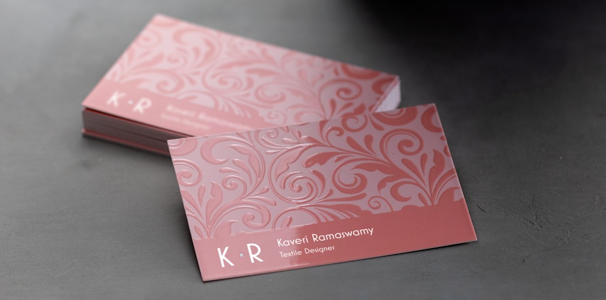 Spot UV Visiting Cards Design & Print Online Vistaprint